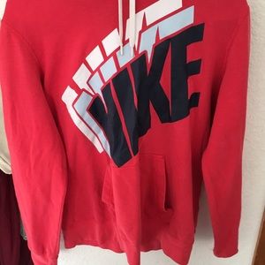 Pink nike hoodie